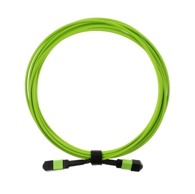 20m Lime Green OM5 MPO/MTP Υφασμάτινο Οπτικό Καλώδιο με Κερματικό Συνδετήρα Ζιρκόνια