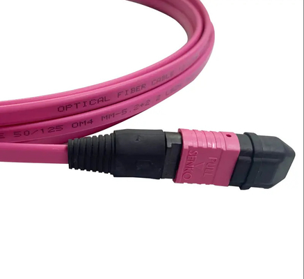 MPO MTP Ζυρκόνια Κερματικός Συνδετήρας 3.0mm Διαμέτρου καλωδίου -40.C έως 85.C PVC/LSZH Jacket 20m μήκος