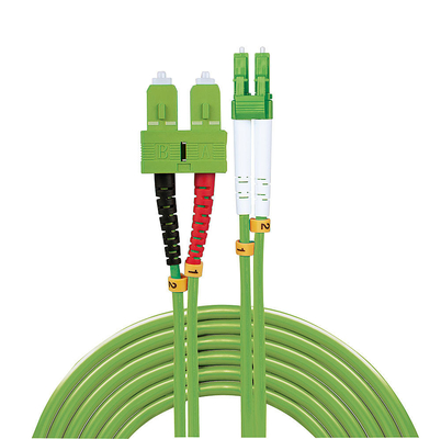 Προσαρμοσμένο μήκος Multimode Fiber Optic Patchcord Telecom Grade PVC/LSZH Jacket UPC/APC Polishing.