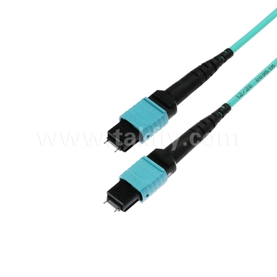 16 πυρήνες SM MM MPO MTP Fiber Optic Jumper Cable για κέντρο δεδομένων FTTX Προσαρμόσιμο