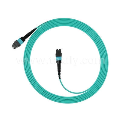16 πυρήνες SM MM MPO MTP Fiber Optic Jumper Cable για κέντρο δεδομένων FTTX Προσαρμόσιμο