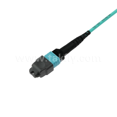 16 πυρήνες SM MM MPO MTP Fiber Optic Jumper Cable για κέντρο δεδομένων FTTX Προσαρμόσιμο
