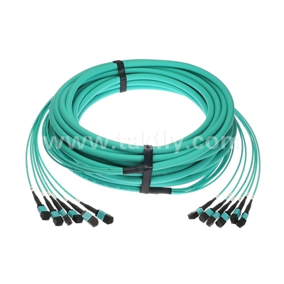 72 πυρήνες SM MM MPO Patch Cord MTP Trunk Cable Jumper για κέντρο δεδομένων FTTX