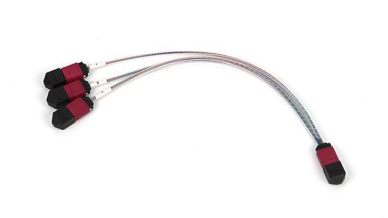 72 πυρήνες SM MM MPO Patch Cord MTP Trunk Cable Jumper για κέντρο δεδομένων FTTX