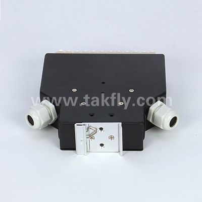 Terminal Box DIN Rail Mounted Aluminium LC/Sc Sx/Dx Fiber Fiber for Telecom FTTX