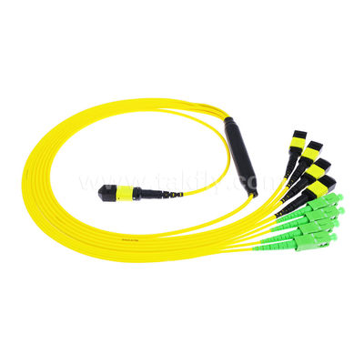 MPO/MTP Patchcord Cable Fanout Splitter SC/LC/FC/ST/MPO Οπτική ίνα για κέντρο δεδομένων AI FTTx Telecom