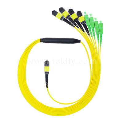 Προαιρετικό MTP Trunk Cable MPO/MTP SC/LC/FC/ST/MPO Fiber Optic Cable για κέντρο δεδομένων