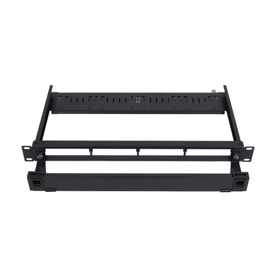 Πίνακα προσαρμογής κασέτας MPO-LC 1U Rack Mount με αριθμό ινών 96F Μέγεθος 430*338.5*43.6mm