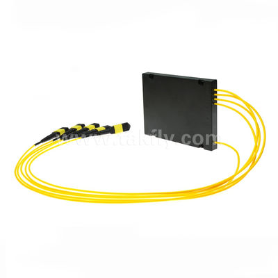 MPO/MTP Fanout Cable PLC Splitter 1x4 SM/MM Οπτική ίνα για κέντρο δεδομένων FTTX