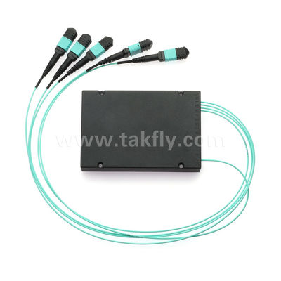 MPO/MTP Fanout Cable PLC Splitter 1x4 SM/MM Οπτική ίνα για κέντρο δεδομένων FTTX