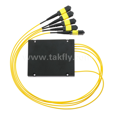 Δικτυακό δίκτυο MPO/MTP SM/MM PLC Splitter 1x4 για κέντρο δεδομένων FTTX