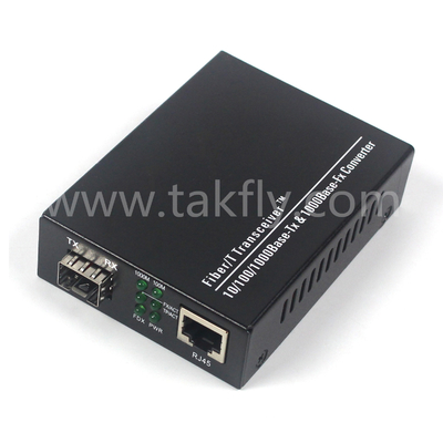 10G μη διαχειριζόμενος μετατροπέας ινών μέσων με πλήρη/μισή διπλή σύνδεση και σύνδεση ST/SC