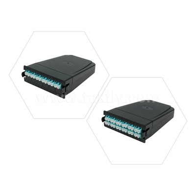 Προσαρμόσιμη οπτική ίνα MPO κασέτα MTP Patch Panel Slidable Type για κέντρο δεδομένων FTTX