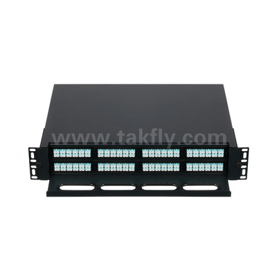 Προσαρμόσιμη οπτική ίνα MPO κασέτα MTP Patch Panel Slidable Type για κέντρο δεδομένων FTTX
