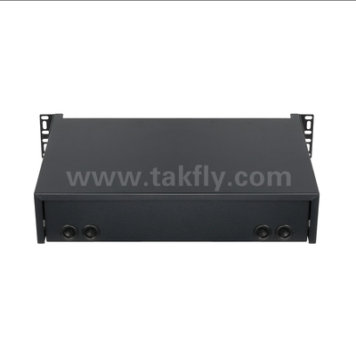 Προσαρμόσιμη οπτική ίνα MPO κασέτα MTP Patch Panel Slidable Type για κέντρο δεδομένων FTTX