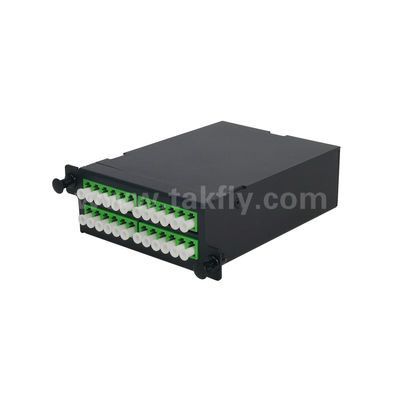 Διαχείριση MPO/MTP Patch Panel Κασέτα Αλουμινίου Σύνθεσης Σλιστέα Τύπος Οπτική ίνα Για Κέντρο Δεδομένων FTTX Καλωδίωση