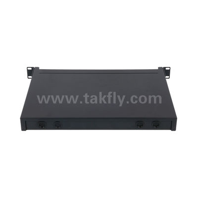 Διαχείριση MPO/MTP Patch Panel Κασέτα Αλουμινίου Σύνθεσης Σλιστέα Τύπος Οπτική ίνα Για Κέντρο Δεδομένων FTTX Καλωδίωση