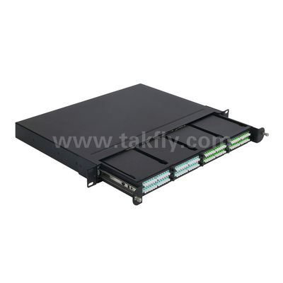 Διαχείριση MPO/MTP Patch Panel Κασέτα Αλουμινίου Σύνθεσης Σλιστέα Τύπος Οπτική ίνα Για Κέντρο Δεδομένων FTTX Καλωδίωση