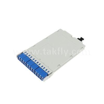 Φυτική οπτική MPO Cassette MTP Patch Panel 144 πυρήνες Υπερ-υψηλή πυκνότητα για κέντρο δεδομένων FTTX