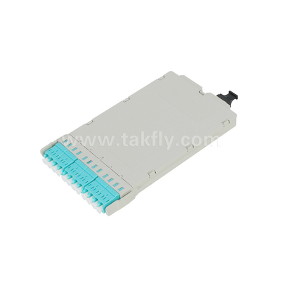 Φυτική οπτική MPO Cassette MTP Patch Panel 144 πυρήνες Υπερ-υψηλή πυκνότητα για κέντρο δεδομένων FTTX