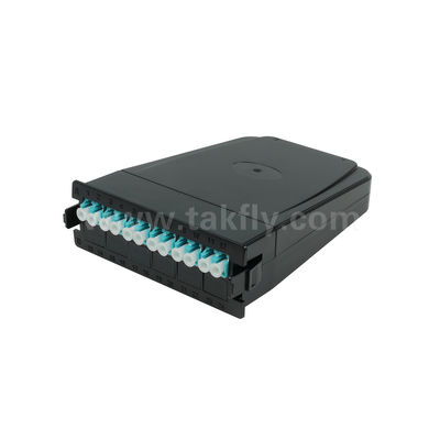 MPO Cassette Module MPO/MTP-LC 12C/24C Οπτική ίνα για κέντρο δεδομένων FTTX