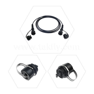 MPO/MTP Patch Cord Waterproof Trunk Cable ODVA-MPO/MTP SM/MM Jumper για κέντρο δεδομένων FTTX
