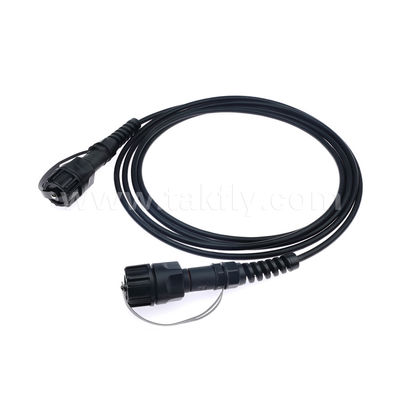 MPO/MTP Patch Cord Waterproof Trunk Cable ODVA-MPO/MTP SM/MM Jumper για κέντρο δεδομένων FTTX
