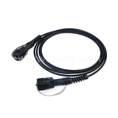 SM/MM MPO Patch Cord MTP Trunk Cable ODVA-MPO/MTP Αδιάβροχο πηγάδι για κέντρο δεδομένων FTTX