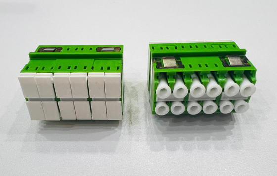 12 Port High Density LC Adapter Μονή λειτουργίας και πολυσύρματος λειτουργίας για δίκτυο