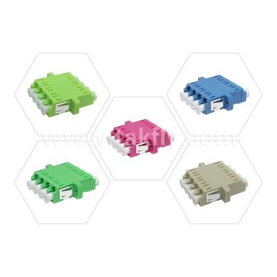 Ζεύκτης καλωδίου προσαρμογέα LC APC/UPC SM/MM Simplex/Duplex/Quad/6 τρόπους/8 τρόποι Οπτικές ίνες για Κέντρο δεδομένων FTTH