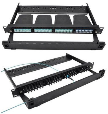 1U MPO MTP Fiber Optic Patch Panel 24 Port Για Κέντρο Δεδομένων