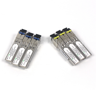 1.25G SFP BIDI Οπτικός Πιστολήπτης Τμήμα Tx1310/Rx1550nm 40KM SMF DDM LC CISCO JUNIPER HUAWEI συμβατό