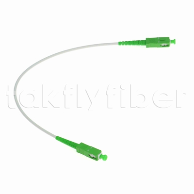 Ανθεκτικό στα τρωκτικά G657A2 SC APC Fiber Optic Patchcord Τεθωρακισμένο Fiber Patch Cable SM 3.0mm