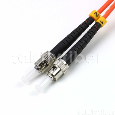 UPC MM Duplex Fiber Patch Cord 3.0mm LSZH ST προς LC OM1 OM2 APC