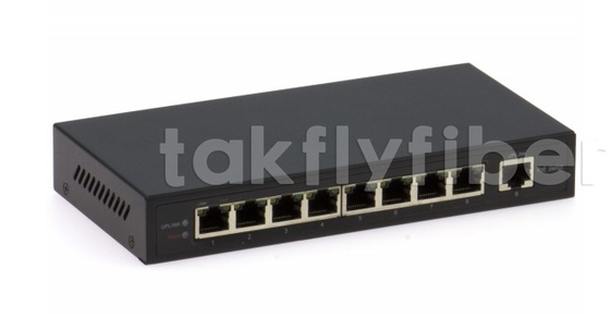 DF-1E-8EP 8-Port 10/100Mbps Γρήγορος διακόπτης Ethernet με μη συσσωματωτική υγρασία 0-95%