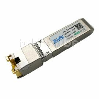 10GBASE-T SFP+ Copper Transceiver Compact RJ-45 συναρμολόγιο συνδέσεων