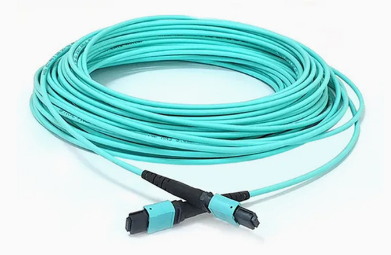 8/12/24core 2m-50m Υψηλής πυκνότητας PVC/LSZH UL Πιστοποίηση Γυναικεία/Αρσενική MPO-MPO Sm Om3 Om4 Om5 Τρακ Καλώδιο Patch Cord Fiber Optic Jumper