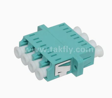 ΛC Quad APC Upc 4 πυρήνες Διορθωτής οπτικών ινών με φλάντζη Simplex και Duplex στυλ σώματος