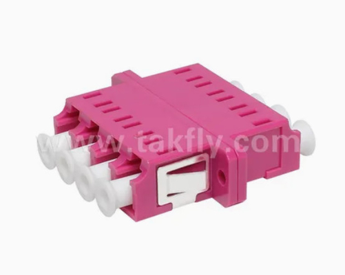 ΛC Quad APC Upc 4 πυρήνες Διορθωτής οπτικών ινών με φλάντζη Simplex και Duplex στυλ σώματος