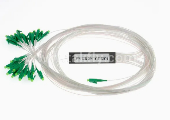 G657A1 Τύπος ινών Προσυνδέτης LC 1X8 900um Μίνι χάλυβα σωλήνα ινών οπτικής PLC Splitter PDL≤0.4dB