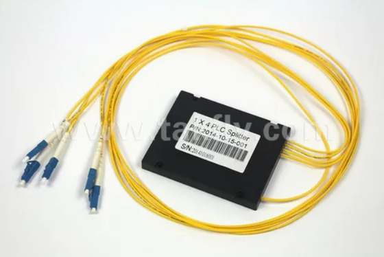 Συμπίεστος Gpon Epon 1X4 SC APC ABS FTTX Fiber Optic PLC Splitter με ανοχή θερμοκρασίας -40- 85C