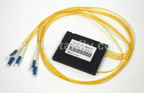 Συμπίεστος Gpon Epon 1X4 SC APC ABS FTTX Fiber Optic PLC Splitter με ανοχή θερμοκρασίας -40- 85C