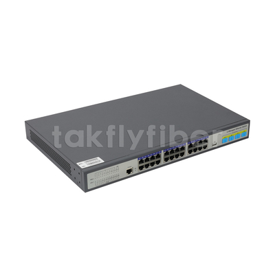 Layer3 Διαχειρίζεται 24 θύρες Gigabit PoE διακόπτης με 4 X 10G SFP