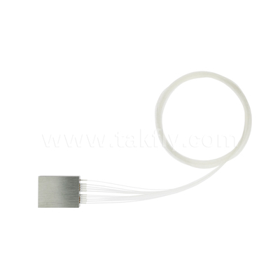 Βιομηχανικός τύπος 16CH Ultra Compact DWDM Mux Demux, 100GHz C18-C48, υψηλής ακρίβειας μήκος κύματος, μονομερή έξοδος ινών