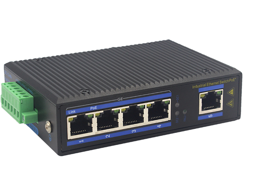 Βιομηχανικός διακόπτης POE Ethernet 4-Port Gigabit με SFP Slot