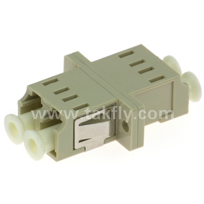 ΛC Duplex Fiber Optic Adapter Μονότροπος πολυτρόπος APC UPC οπτικός προσαρμογός