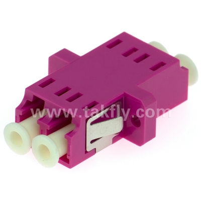 ΛC Duplex Fiber Optic Adapter Μονότροπος πολυτρόπος APC UPC οπτικός προσαρμογός