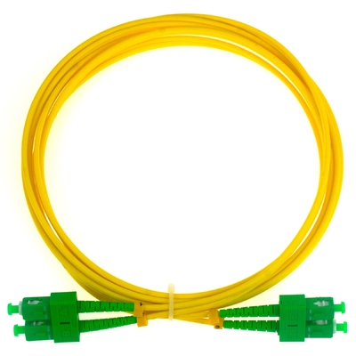 SC/APC Duplex 9/125um Μοναδικό καλώδιο οπτικών ινών 3,0 mm PVC