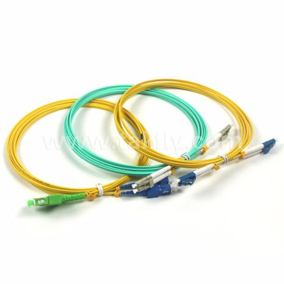 MTRJ-MTRJ Duplex Single Mode Fiber Patch Cord 0.2dB Απώλεια εισαγωγής