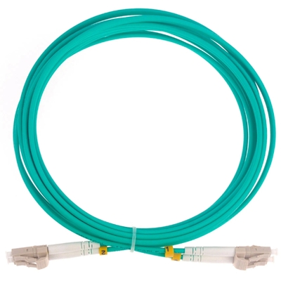 OM3 Διπλό LC Fiber Patch Cord 0.9mm-3.0mm PVC/LSZH